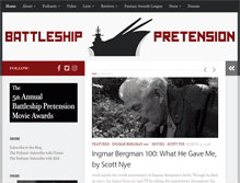 Tablet Screenshot of battleshippretension.com